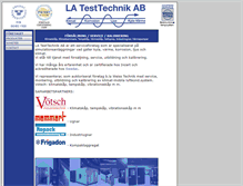 Tablet Screenshot of la-testtechnik.com